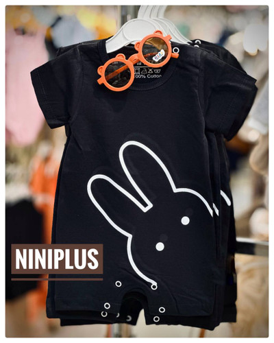 رامپر مشکی تاپ طرح خرگوش ..................................................19856