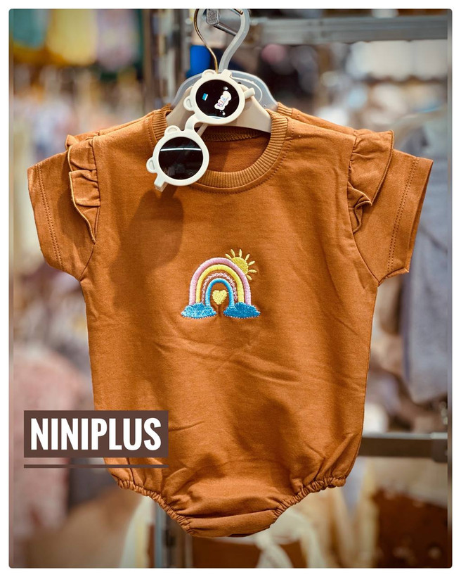 بادی لباسی طرح رنگین کمان