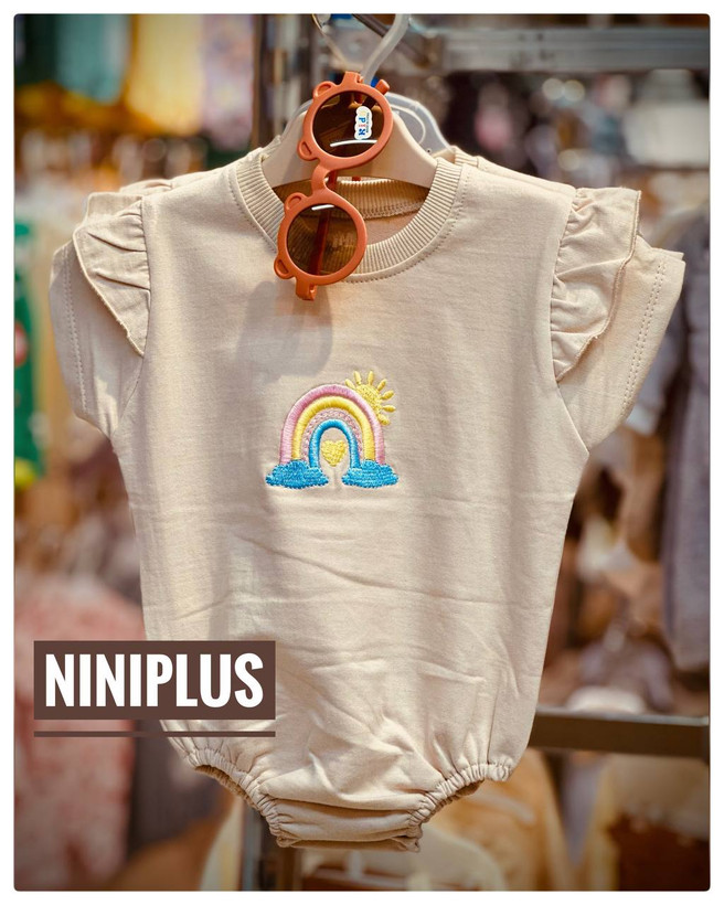 بادی لباسی طرح رنگین کمان