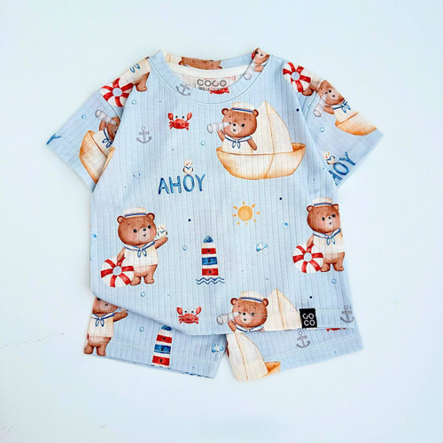 ست بلوز شورت کبریتی کاپیتان..............................................................15528