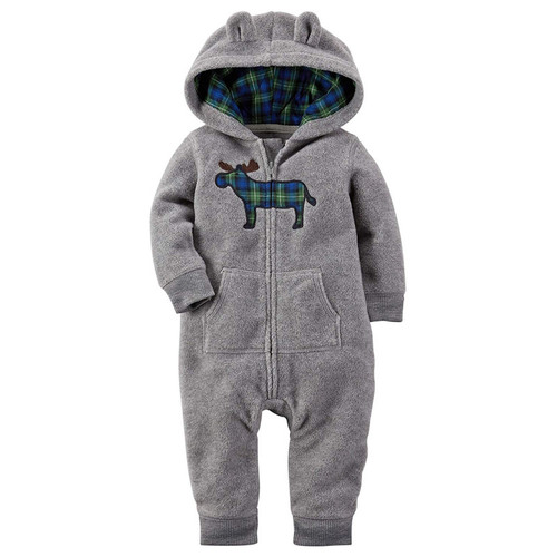 سرهمی فوتر کارترز کلاهدار طرح گوزن سبز ..............19232