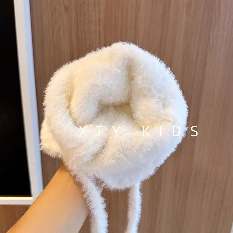 کلاه زمستانه نوزادی کلاه دو پاپیون کلاه خزدار بچهگانه کلاه فانتزی نوزاد کلاه بدون آستر نوزادی اکسسوری گرم نوزادی کلاه بچگانه زمستانی