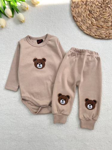 ست بادی شلوار پنبه دورو تدی ........17206