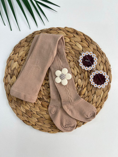 جوراب شلواری گل بابونه.......................17476