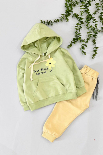 ست هودی شلوار دورس گپ فلاور ..............15931