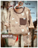 ست بلوز و شلوار نخی بچگانه لباس نخی کودک ست بچگانه طرح خرسی لباس راحتی کودک لباس بچگانه چهارفصل ست نخی پسرانه و دخترانه لباس کودک برای پوست حساس