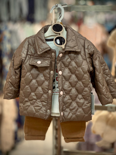 ست 3تیکه کت چرم لوزی ترک ............................19565