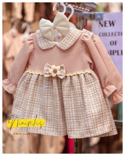 پیراهن دخترانه نوزادی پاپیونی | ۶ ماه تا ۲ سال........20069