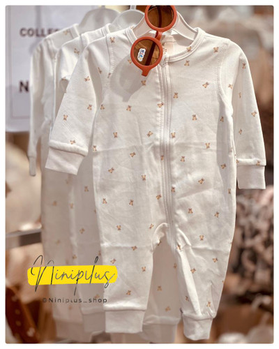 سرهمی نخی نوزادی زیپدار | راحت و ضدحساسیت .................... کد 20115