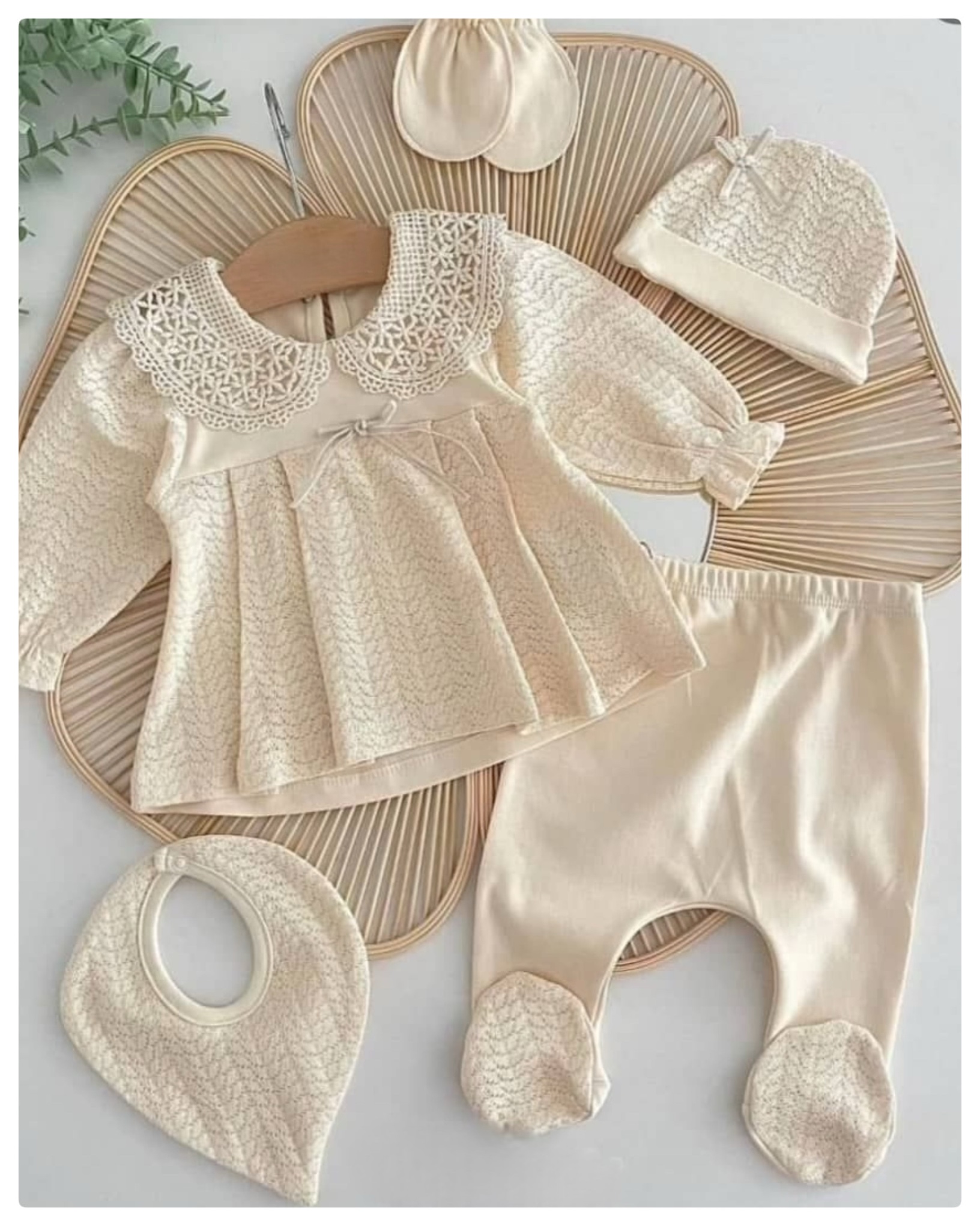 ست 5 تیکه تمام نخی ترک ............................18915