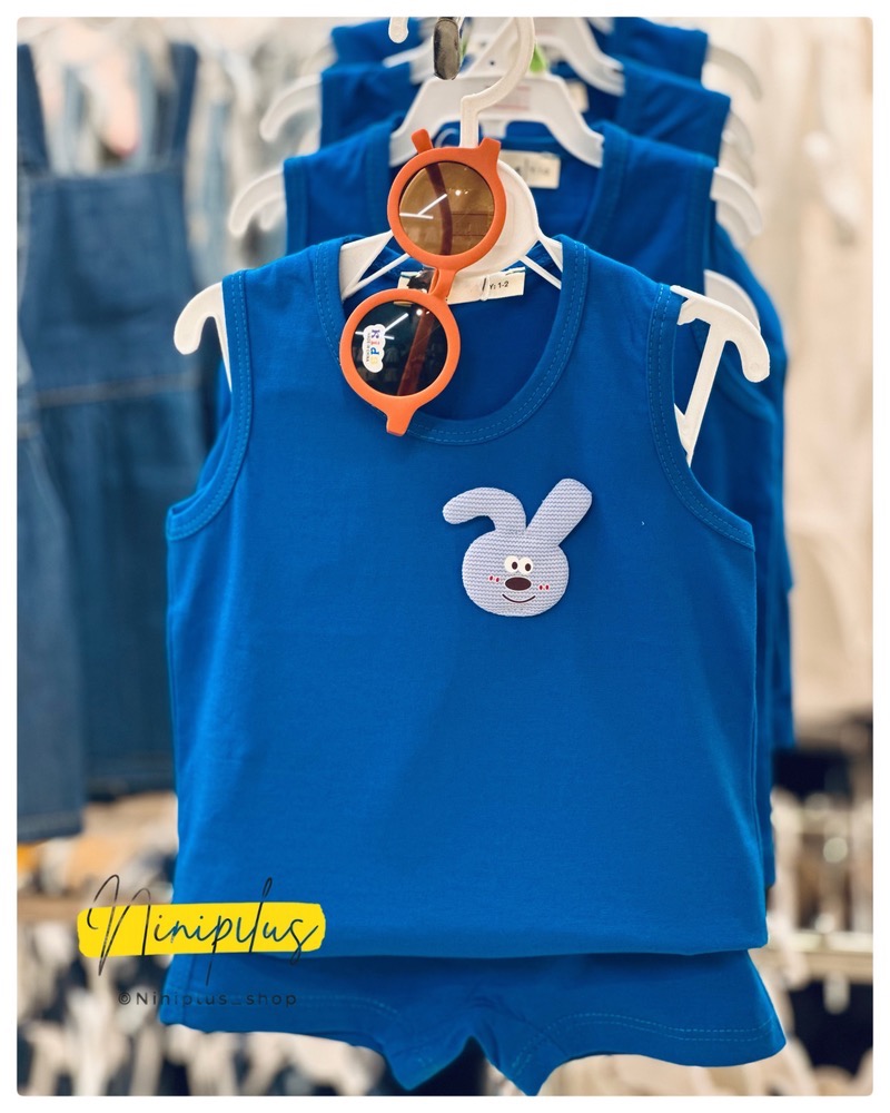 ست تاپ شلوارک نخی لیتل بانی .........................................19132