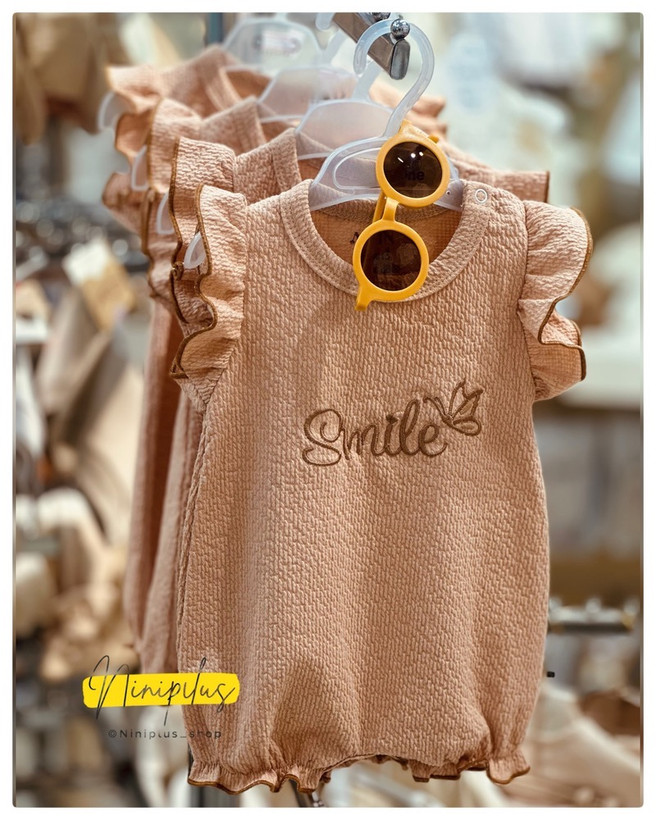 رامپر نخی پفگی طرح اسمایل {صفرتا دو سال } ....................................16805
