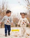 بلوز بافت کودک دختر و پسر | سایز ۲ سال ........ 20419
